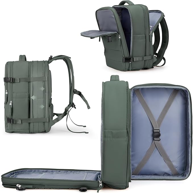 coowoz Large Travel Backpack For Women Men, Carry On Backpack, Hiking Backpack by coowoz
