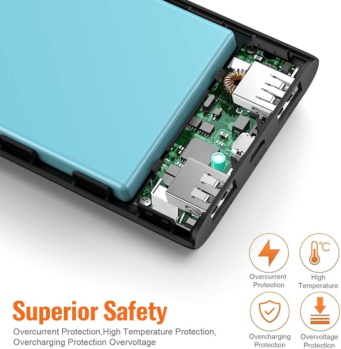 Portable Charger Power Bank 10000mAh, Ultra Slim Portable Phone Charger - Image 7