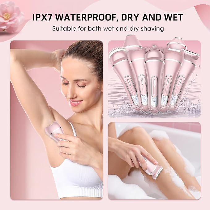 Electric Shavers for Women, 7 in 1 Hair Removal Kit - Image 5