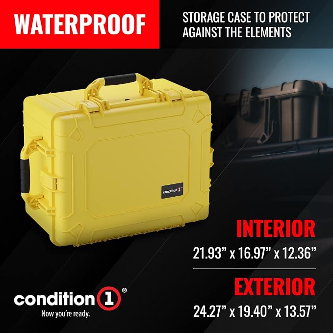 Condition 1 25" Large Heavy-Duty Protective Waterproof Hard Case Model 024 - Image 2