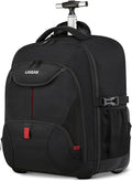 Rolling Backpack, 18 inch Laptop Backpack by LIGSAN