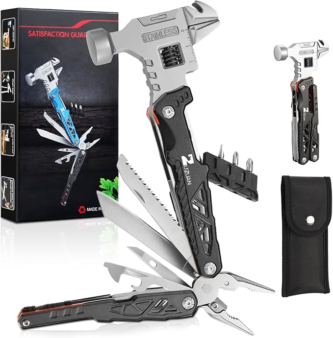 18 in 1 Multitool, Professional Stainless Steel Multitool Pliers by ZUZUAN