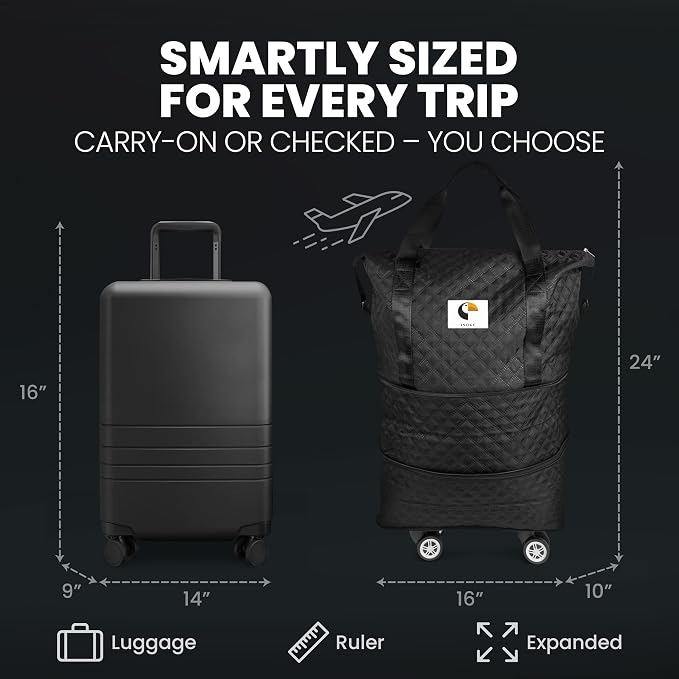 ISOKE Foldable Travel Duffel Bag - Image 3