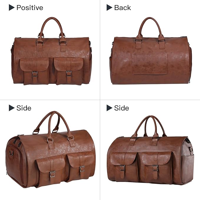 seyfocnia Convertible Travel Garment Bag, Carry on Garment Duffel Bag - Image 6