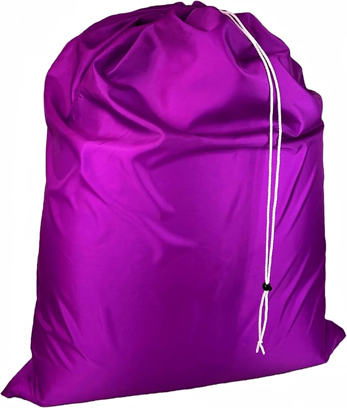 Laundry Bag with Locking Closure Drawstring – Extra Large Heavy Duty 100% Nylon by LaundryBagsOnline