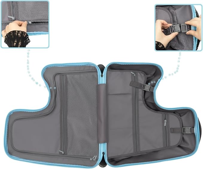 CNCEST 20" Kid's Ride-On Travel Suitcase - Image 6