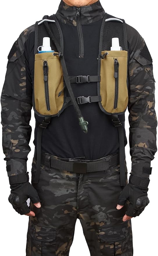 ATBP Running Hydration Vest Pack Thermal Insulation 3L TPU Water Bladder - Image 6