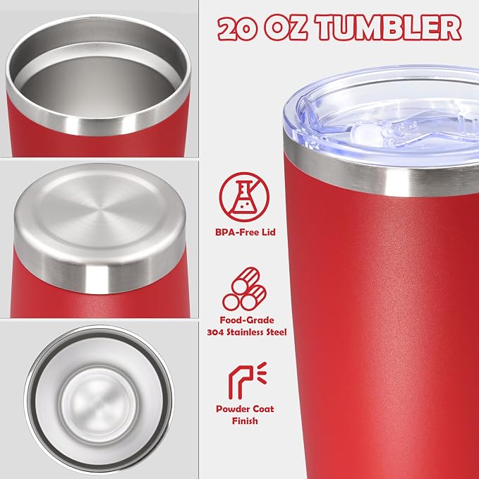 20oz Tumbler Bulk Stainless Steel Tumbler Cup - Image 3