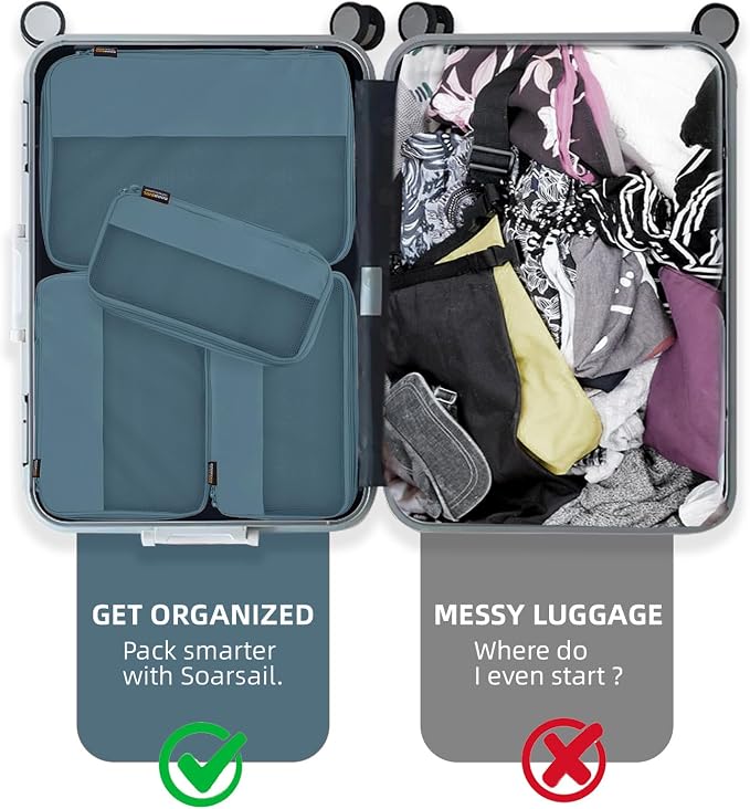 4 Piece Compression Packing Cubes - Image 6