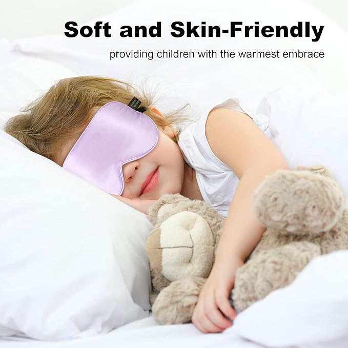 Silk Sleep Eye Mask for Kids, 100% Real Natural Pure Silk Sleeping Masks - Image 6