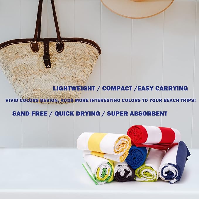 Your Choice Microfiber Quick Dry Sand-Free Beach Towel - Image 6