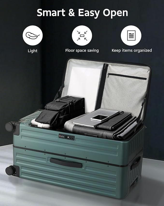 Checked Luggage, Large Suitcase 29 Inch Trunk Luggage - Image 3