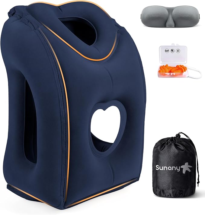 Sunany Travel Pillow, Upgraded Plane Pillow by Sunany