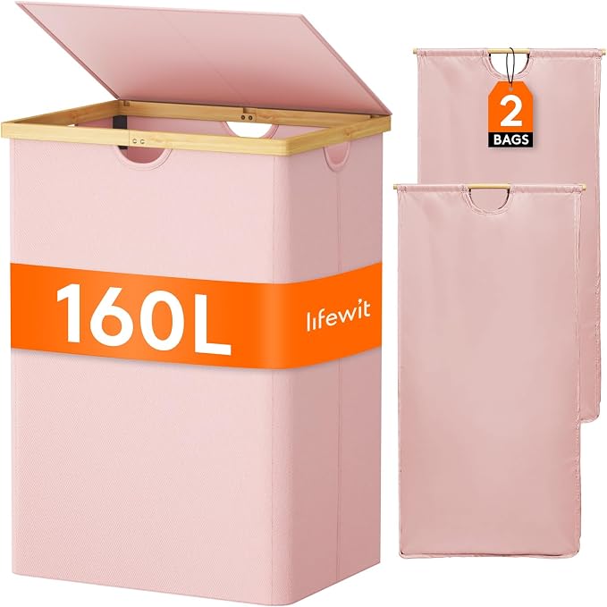 Lifewit 160L Double Laundry Hamper by Lifewit