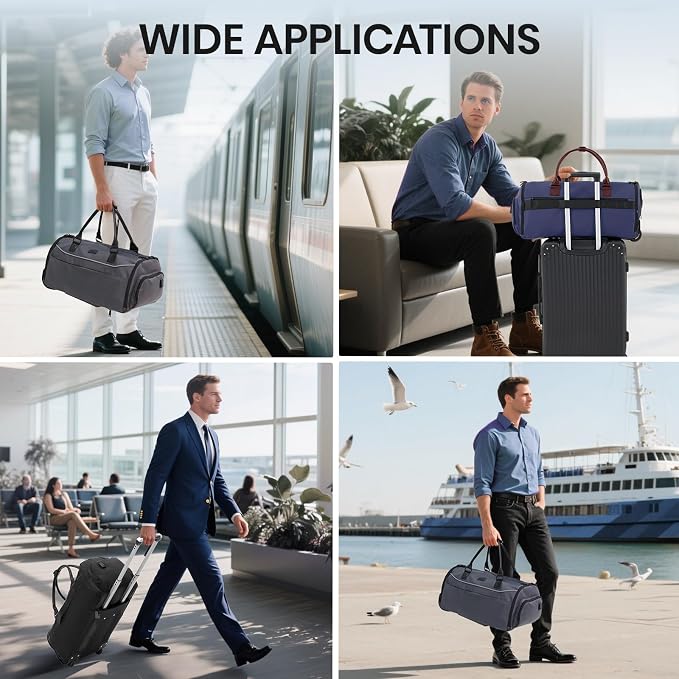 Fanwoli 3-in-1 Rolling Garment Bag - Image 7