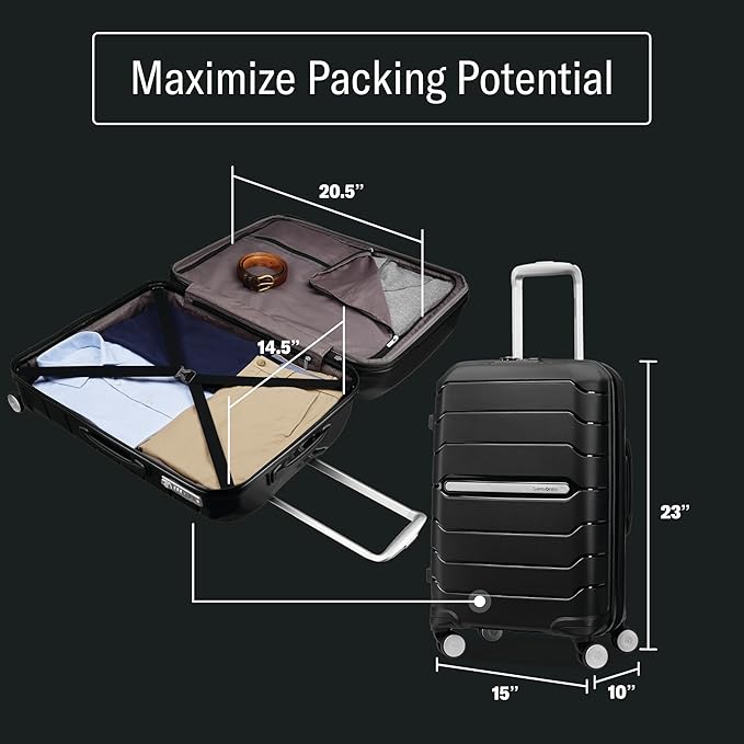 Samsonite Freeform 23-Inch Hardside Carry-On Luggage - Image 3