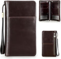 Top Grain Leather Travel Passport Wallet Holder by CataPurusLeatherCrafts