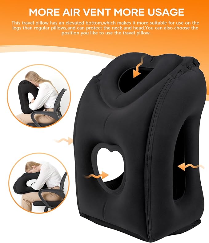 Sunany Travel Pillow, Upgraded Plane Pillow - Image 2