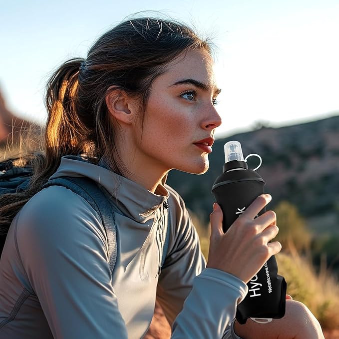 AXEN Soft Flask TPU Foldable Running Hydration Flask, Soft Collapsible Water - Image 5