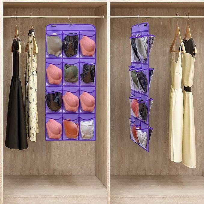 Dual Sided Hanging Shoe Organizer - Image 3