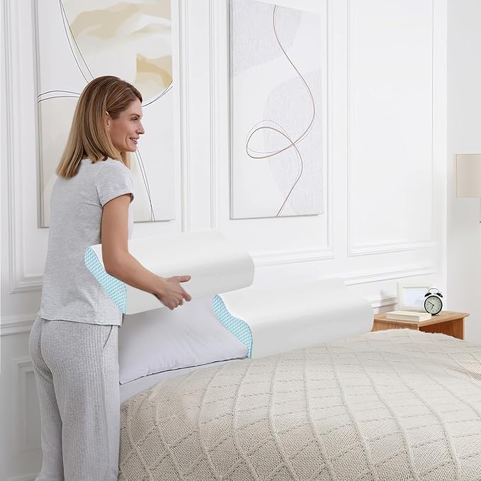 Memory Foam Cooling Bed Pillows - Image 7