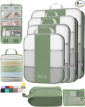 8 Set Compression Packing Cubes by OlarHike