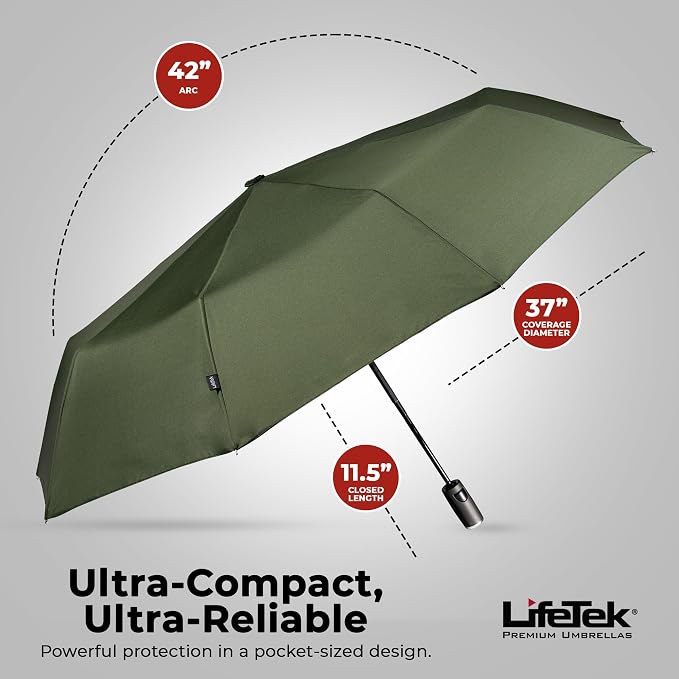 LifeTek Premium Travel Umbrella - Image 5
