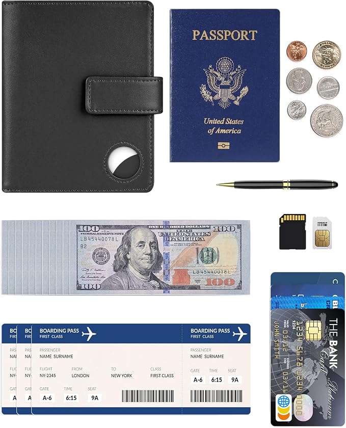 Passport Holder Wallet Cover Case - Image 7