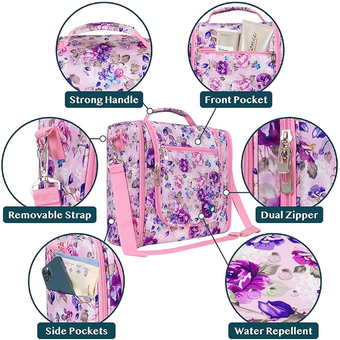 PAVILIA Extra Large Toiletry Bag Travel Bag - Image 3
