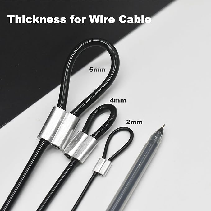 5 Pcs 4mm Wire 48 inch Vinyl Coated Stainless Steel Cable - Image 3