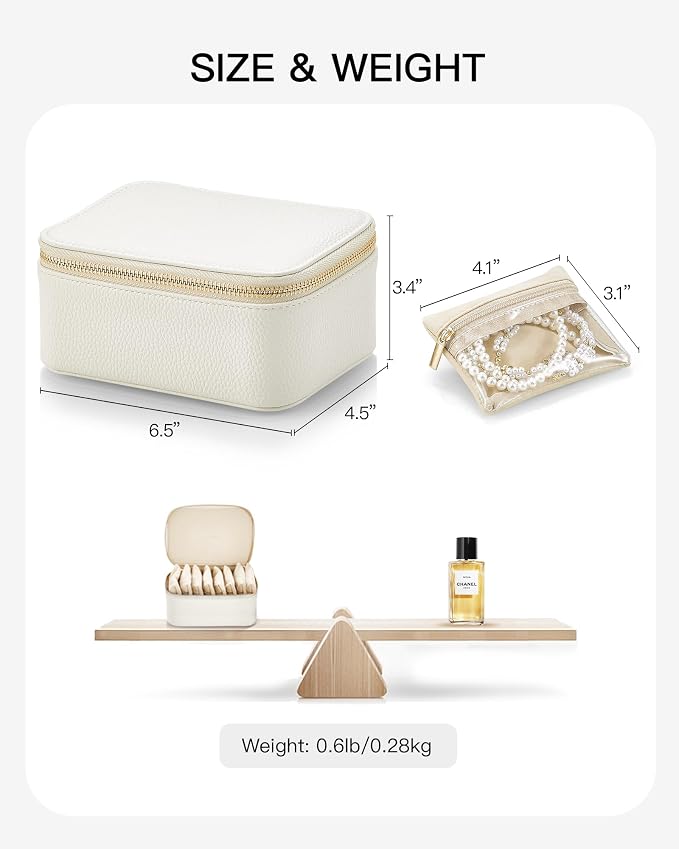 Vlando Graduation Gifts for Her, Travel Jewelry Case - Image 4