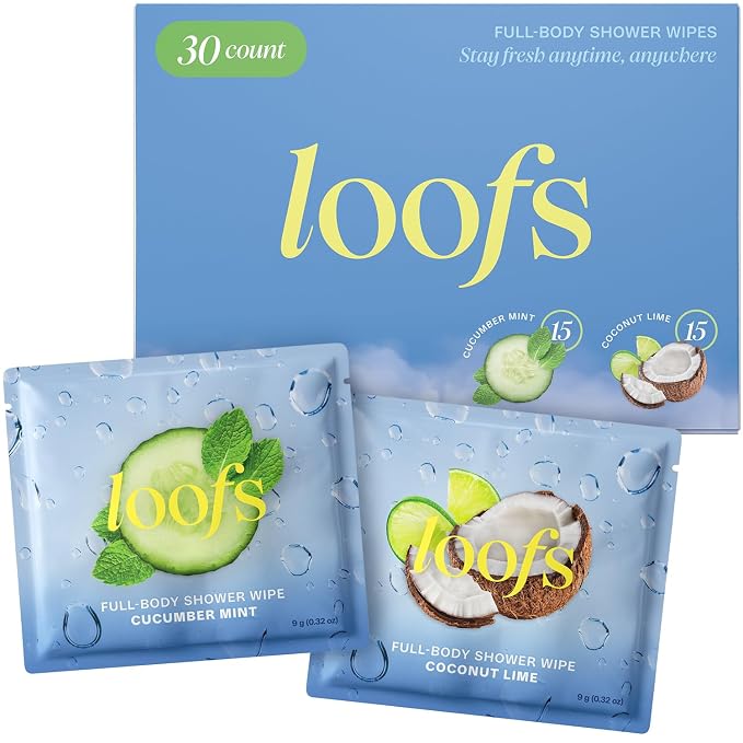 On-the-Go Body Cleansing Cloths Variety by LOOFS