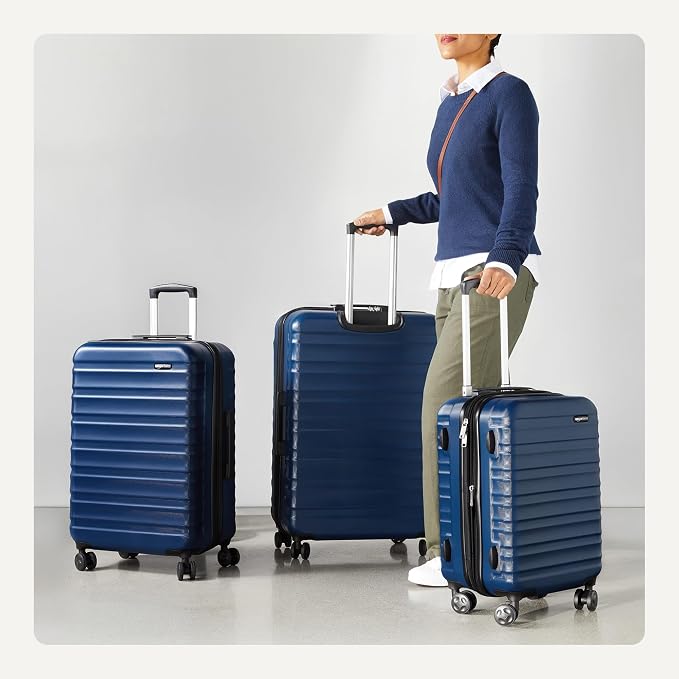 Amazon Basics 3-Piece Set, Hardshell Suitcases - Image 3