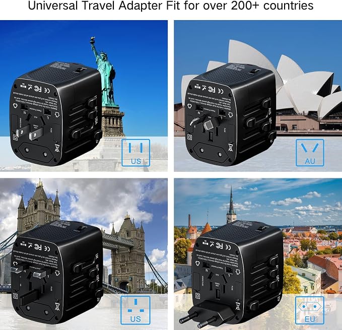 International Travel Adapter Voltage Converter Steps Down 220V to 110V - Image 4