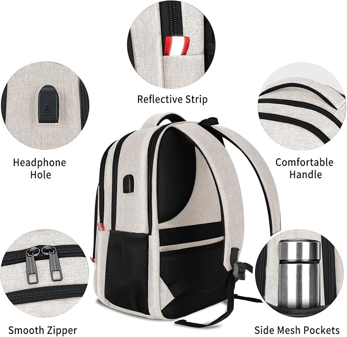 Travel Laptop Backpack for Women, School Backpack - Image 6