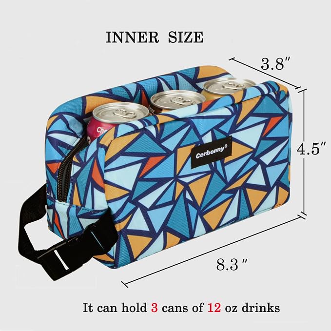 Freezable Lunch Bag, Freezable Snack Bag, Mini Cooler Bag - Image 3