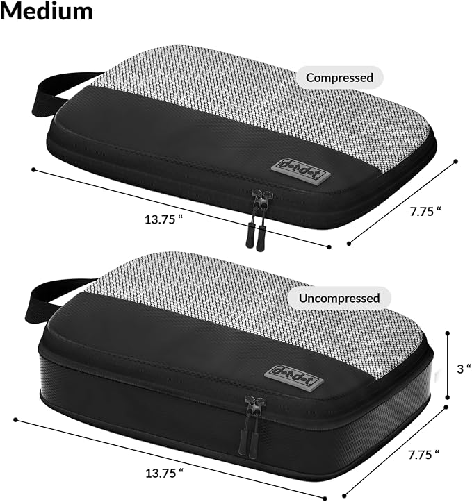 Dot&Dot 4pc Medium Compression Packing Cubes - Image 5