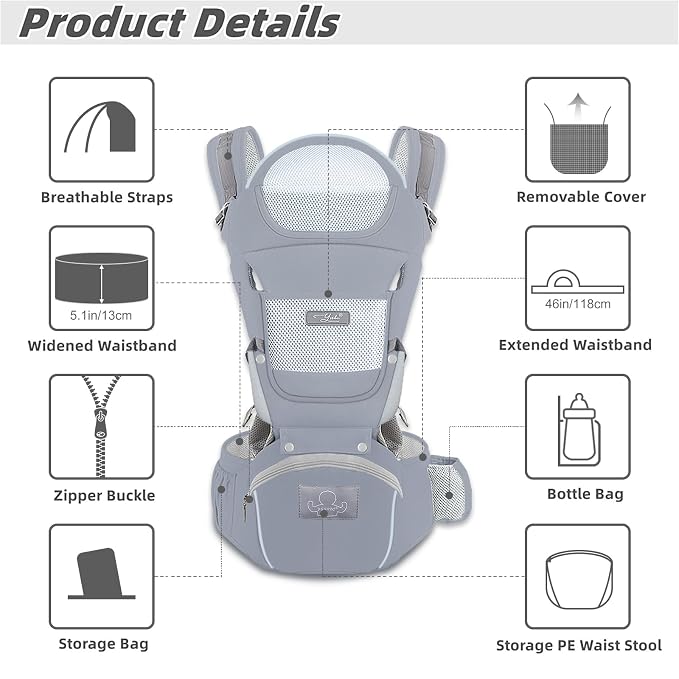 Baby Carrier Ergonomic Infant Carrier - Image 2