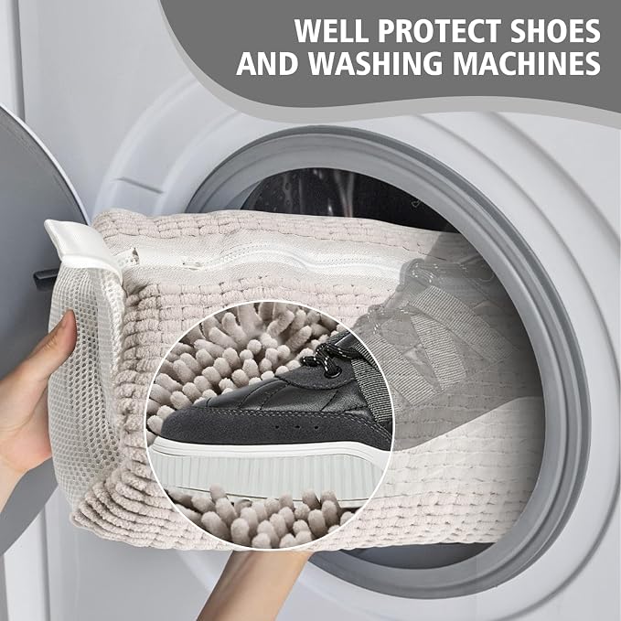 HEAVYWOOD Shoes Bag for Washing Machine Reusable Shoe Cleaning Washing Machine - Image 5