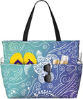Beach Bag for Women Beach Tote Bag Waterproof Sandproof Large Bags by NLZI