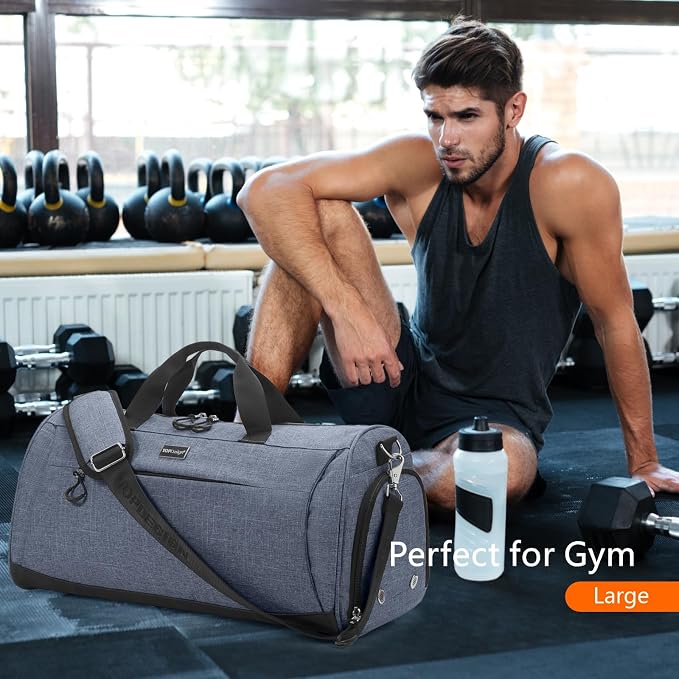 TOPDesign Gym Bag for Women & Men, Unisex Duffel Bag - Image 2