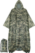 PTEROMY Hooded Rain Poncho for Adult by PTEROMY