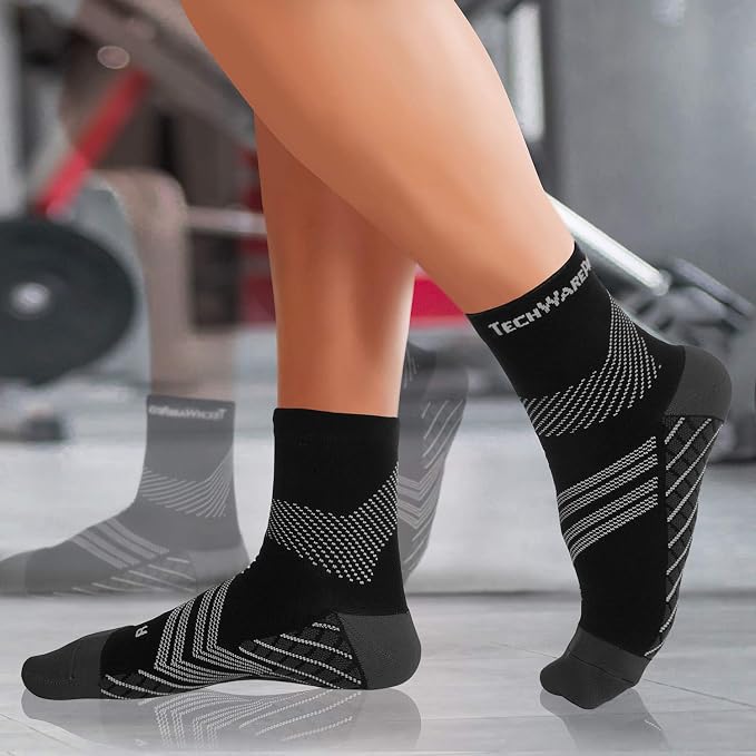 TechWare Pro Plantar Fasciitis Socks – Cushion Ankle Compression Socks Women & - Image 6