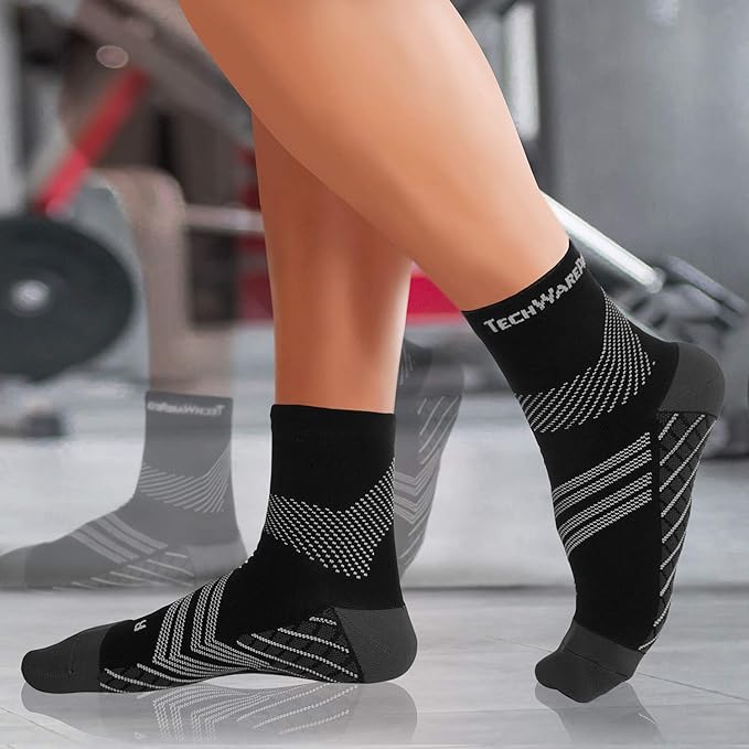 TechWare Pro Plantar Fasciitis Socks – Cushion Ankle Compression Socks Women & - Image 6