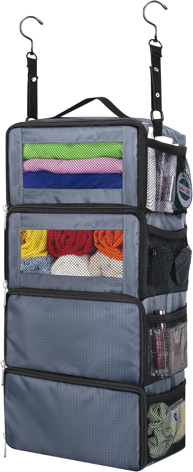 Hanging Travel Organizer, Carry on Luggage Suitcase Organizer, Travel by MIAOJIE