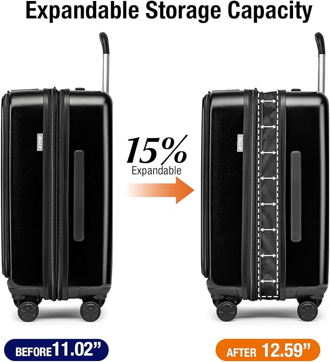 KYME Hardside Carry On Luggage Airline Approved - Image 2