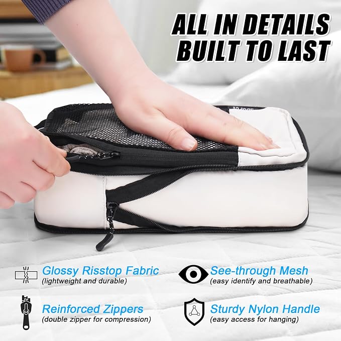 4 PCS Set Compression Packing Cubes - Image 7