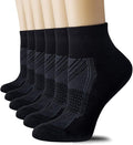 CS CELERSPORT 6 Pairs Women's Running Ankle Socks Athletic Sport Socks Cushioned by CSCELERSPORT