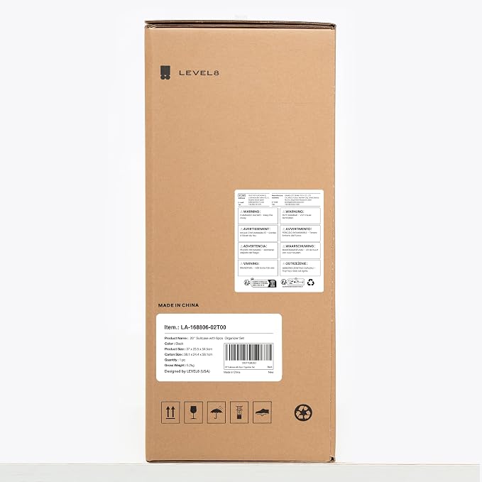 LEVEL8 Carry on Luggage Airline Approved, Small Carry on Suitcases - Image 12