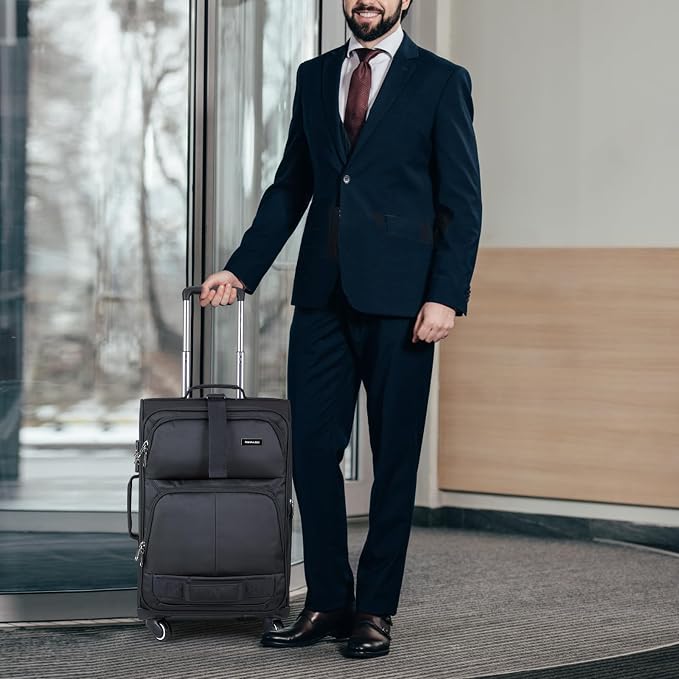 Hanke Luggage Sets 2 Piece Softside Expandable Luggage - Image 9